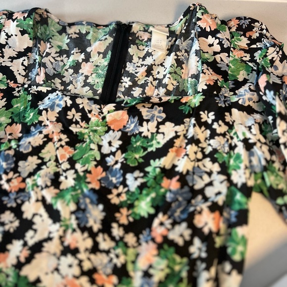 Summer slit dress, multi colour, floral. - Picture 4 of 5